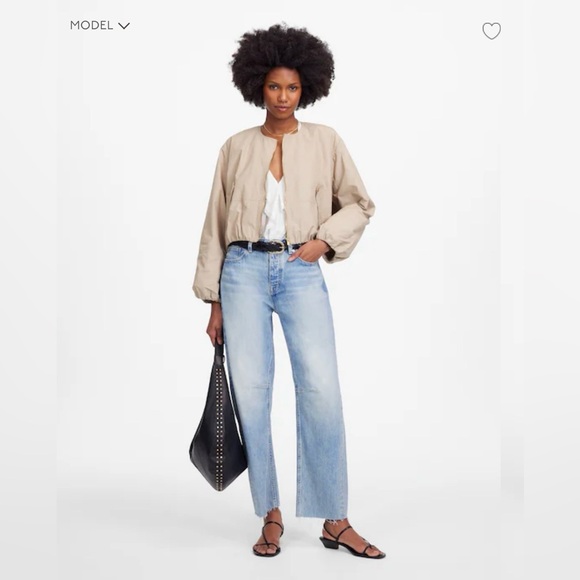 Madewell Denim - Madewell Darted Barrel-Leg Jean Edmonson wash size 24